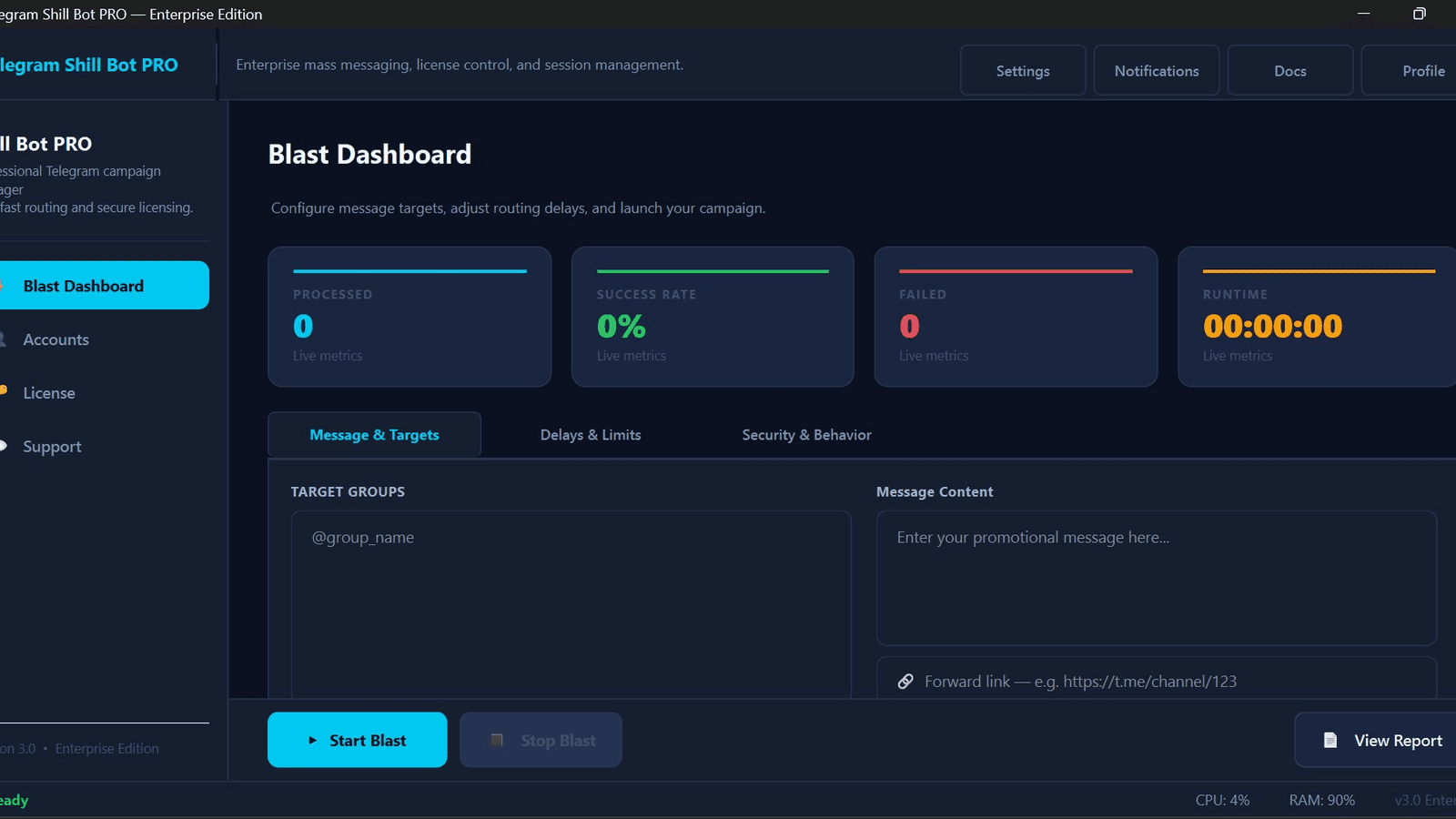 Telegram Shill Bot PRO: Multi-Account Group Broadcasting Explained