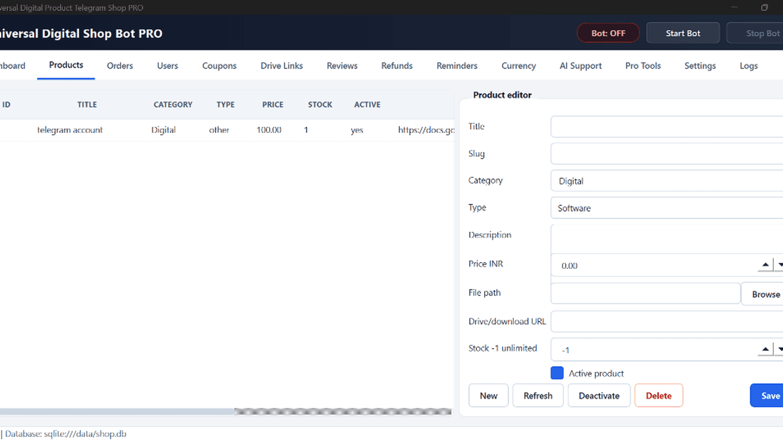 How to Sell Digital Products Inside Telegram with Universal Shop Bot PRO